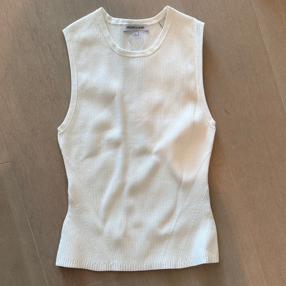 NWT Veronica Beard Ribbed Tank